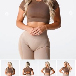 NVGTN Mocha Vortex Seamless Bra